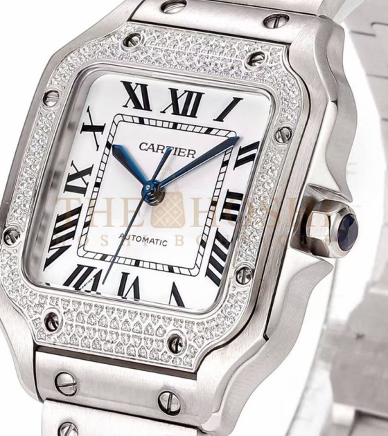 Ca*t1er Ca*t1er Watch Silver-Tone Size 39.8mm Master Quality