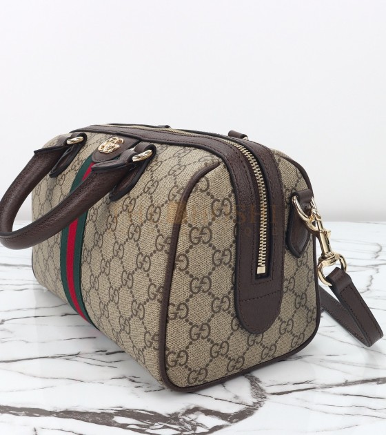 Gvc*1 Ophidia Medium Shoulder Bag Brown Leather 25*14*17cm Master Quality