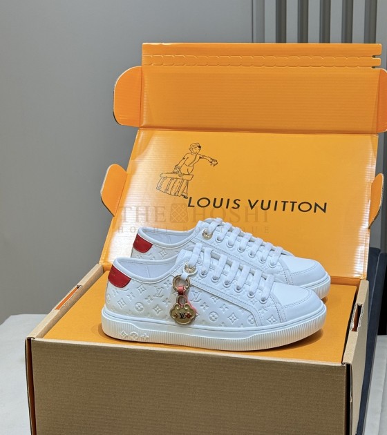 L0vis Vvtt0n LV Lagoon Low-Top Sneakers White Leather Master Quality