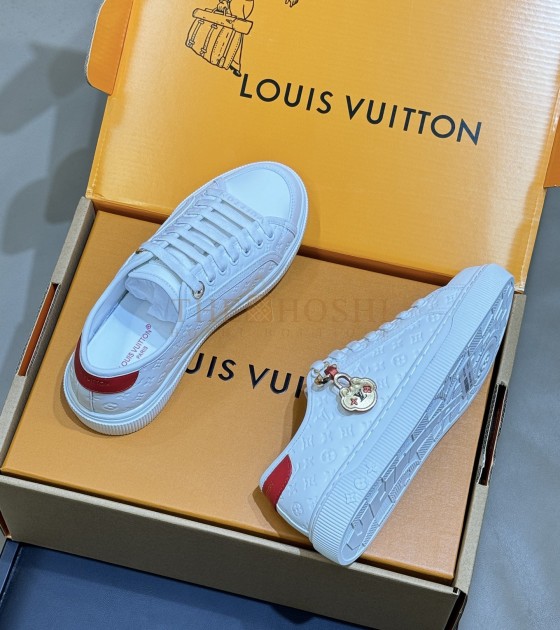 L0vis Vvtt0n LV Lagoon Low-Top Sneakers White Leather Master Quality