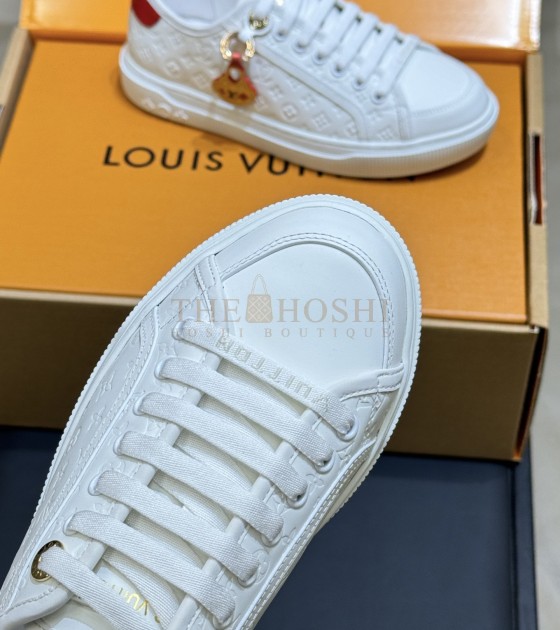L0vis Vvtt0n LV Lagoon Low-Top Sneakers White Leather Master Quality