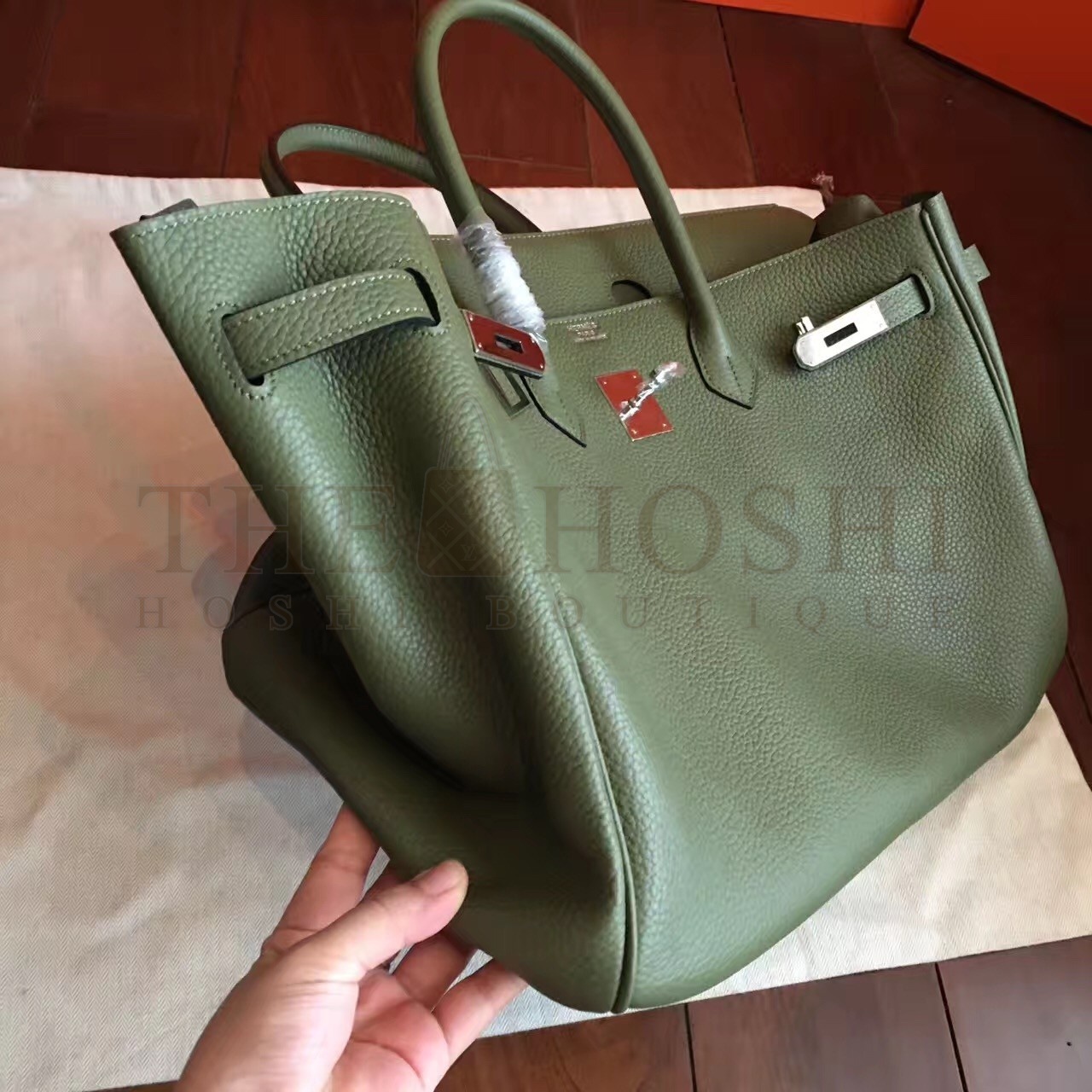 H**me5 Canopee Clemence Birkin 40cm Handmade Bag Master Quality