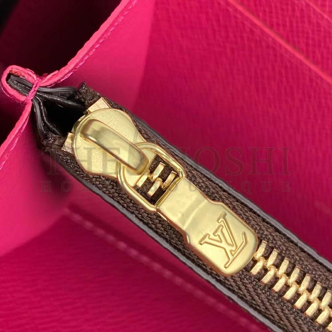 L0vis Vvtt0n LV Women Clémence Wallet in Monogram Canvas-Brown Master Quality