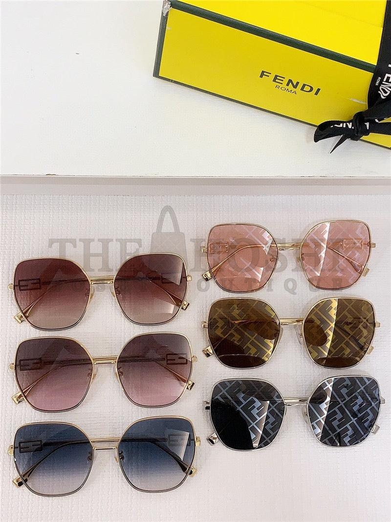 F**di Baguette Butterfly Ff-lens Metal FE40013U.e Sunglasses ✨ Master Quality