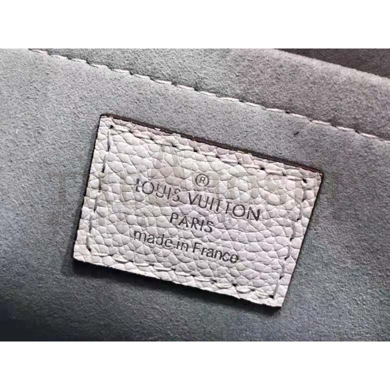 L0vis Vvtt0n LV Women Marelle Handbag Blue Epi Grained Cowhide Leather Canvas Master Quality