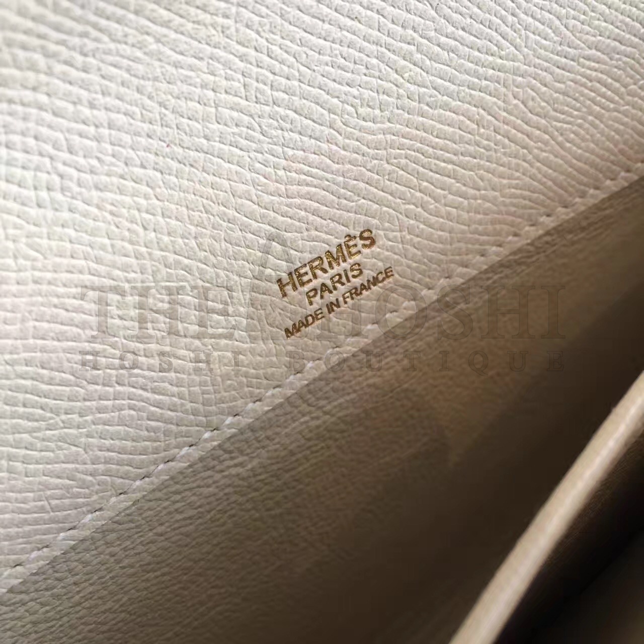 H**me5 White Epsom Kelly Cut Handmade Bag Master Quality