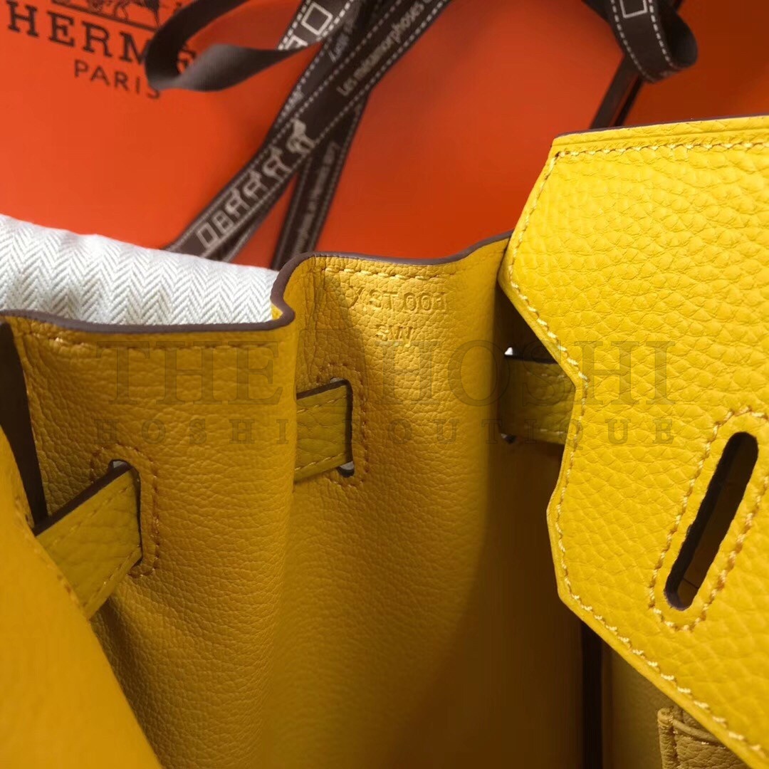 H**me5 Yellow Clemence Birkin 30cm Bag Master Quality
