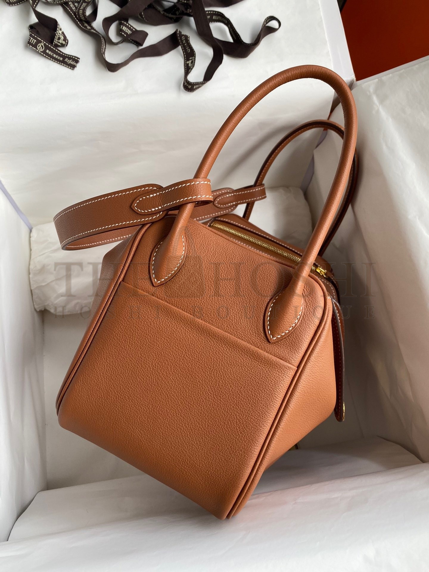 H**me5 Lindy 26 Handmade Bag In Gold Evercolor Leather Master Quality
