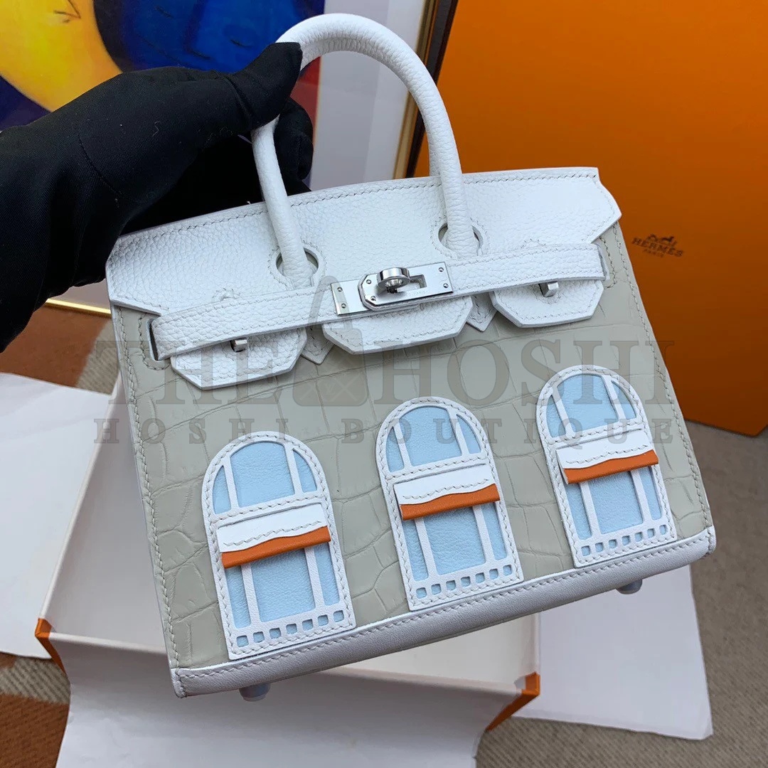 H**me5 Snow Sac Faubourg Birkin 20 Sellier Limited Edition Bag Master Quality