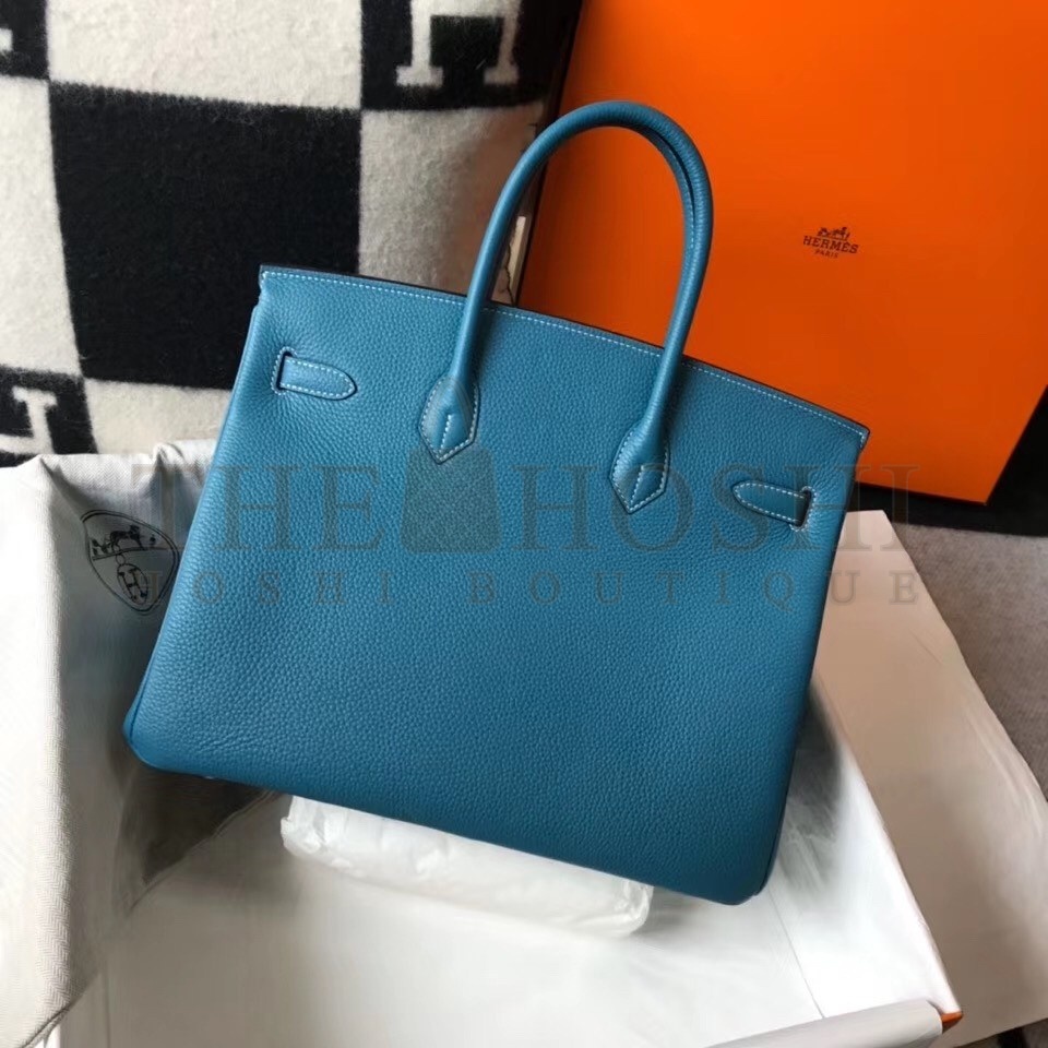 H**me5 Blue Jean Clemence Birkin 35cm Bag Master Quality