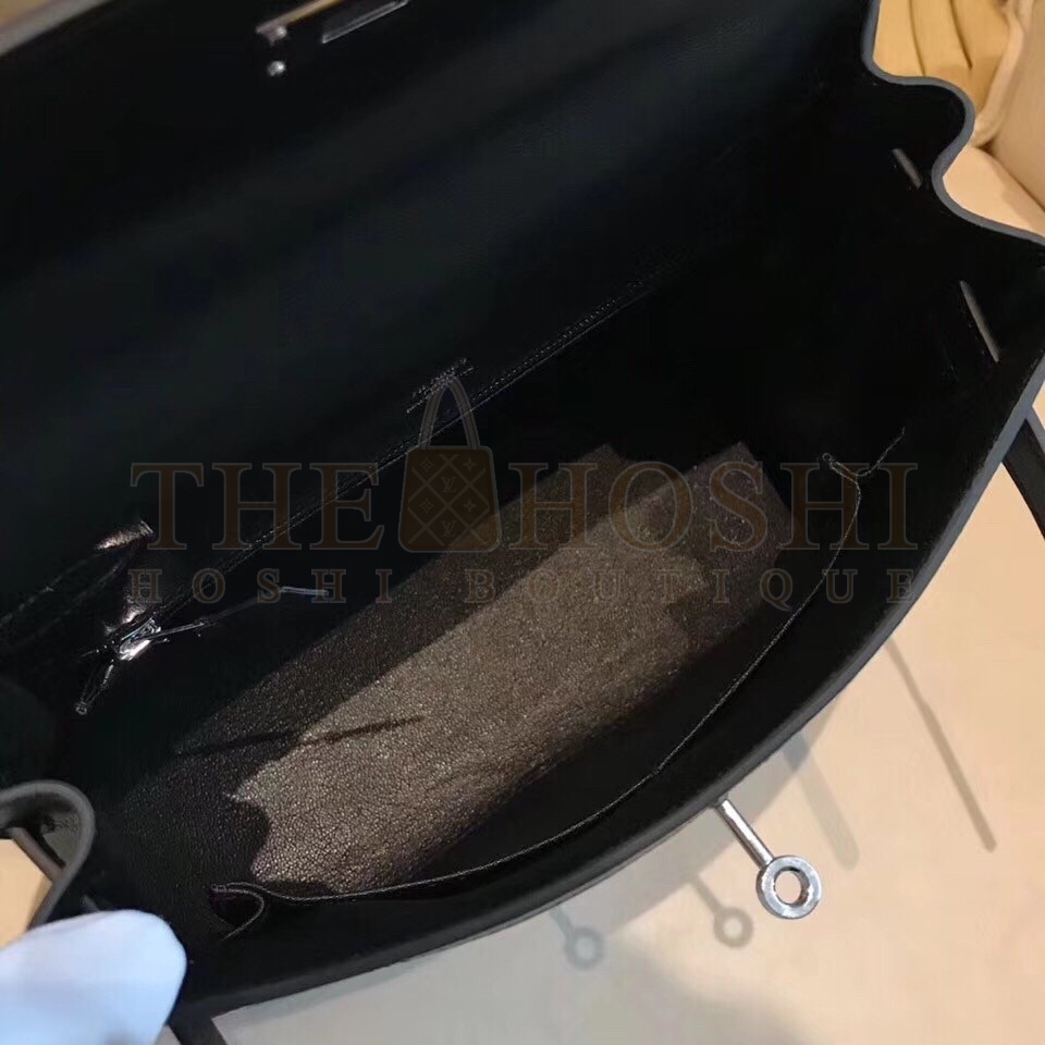 H**me5 Kelly 28cm Lettres Au Carre Toile De Camp Bag Master Quality