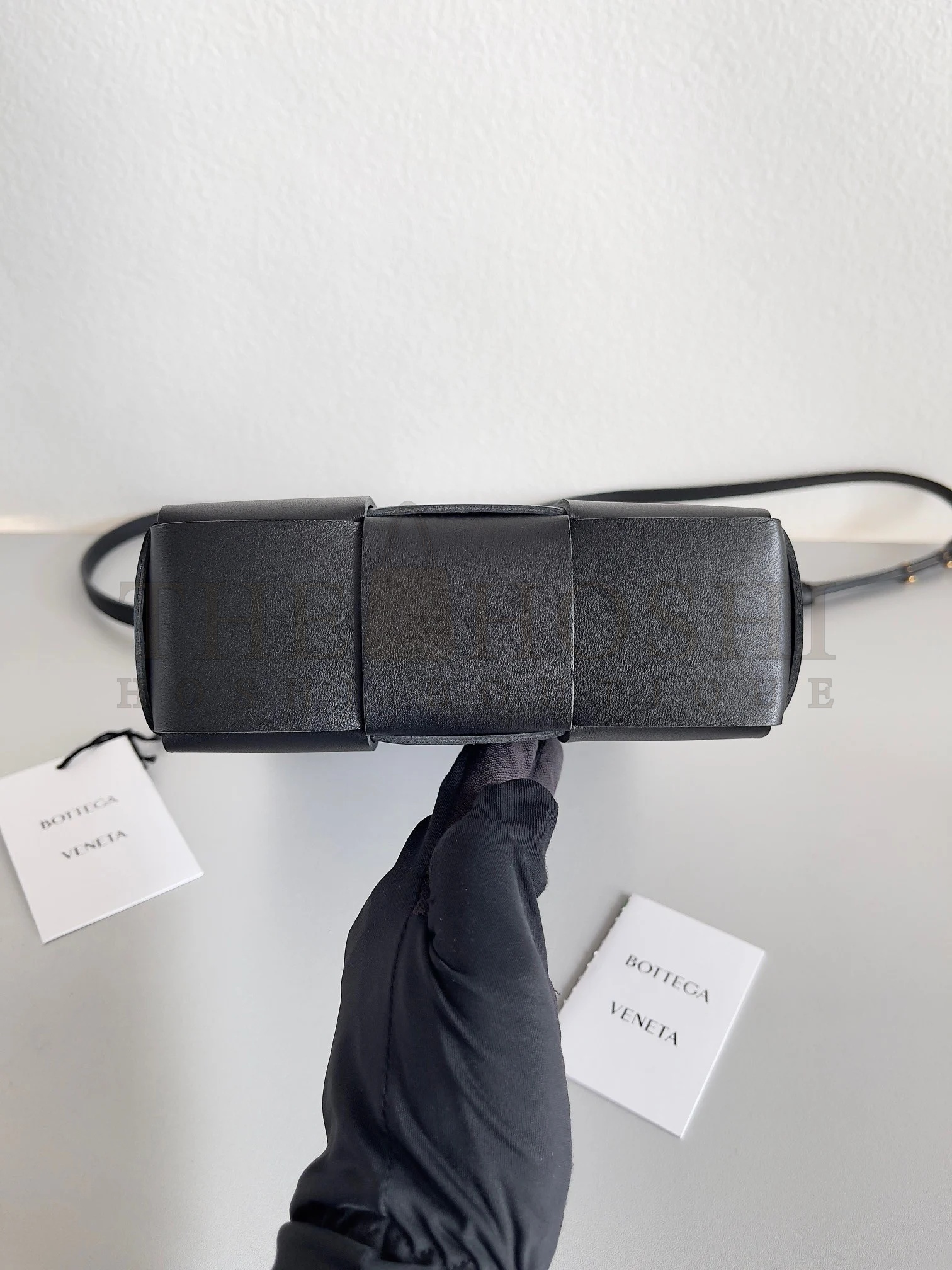 B0tt*ga Ven*ta Cassette Mini Tote Bag In Black Lambskin Master Quality