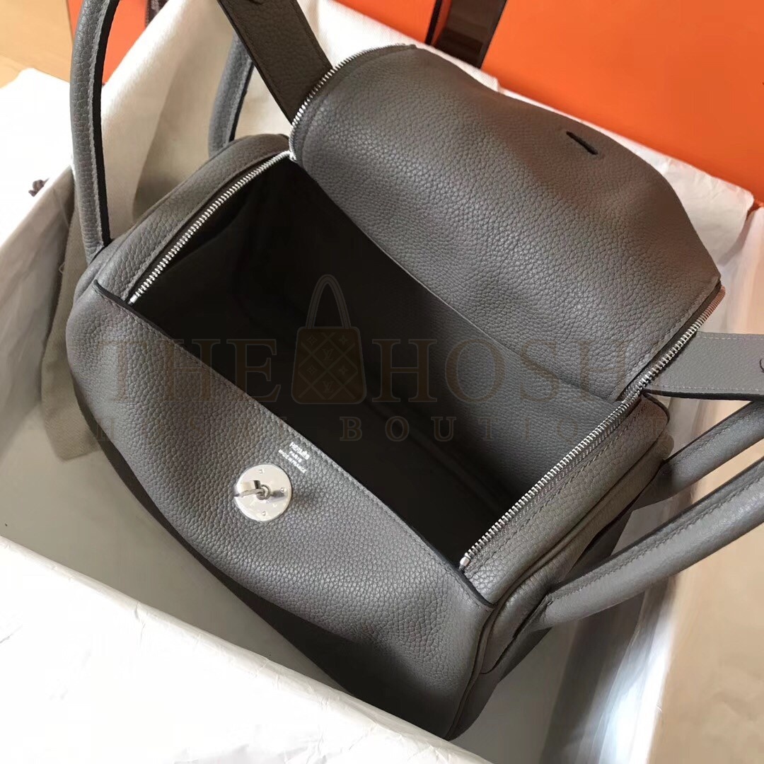 H**me5 Gris Mouette Lindy 30cm Clemence Handmade Bag Master Quality