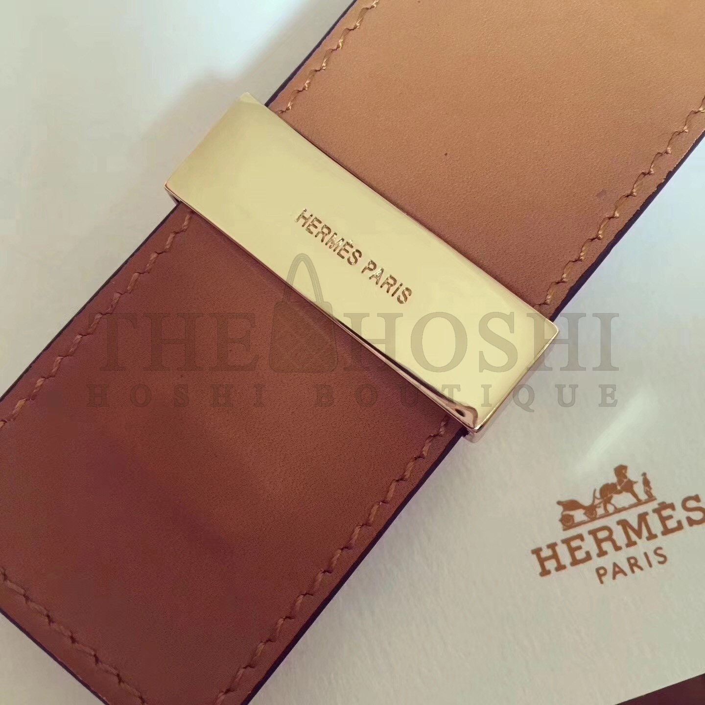 H**me5 Blue Jean Epsom Collier de Chien Bracelet Size S Master Quality