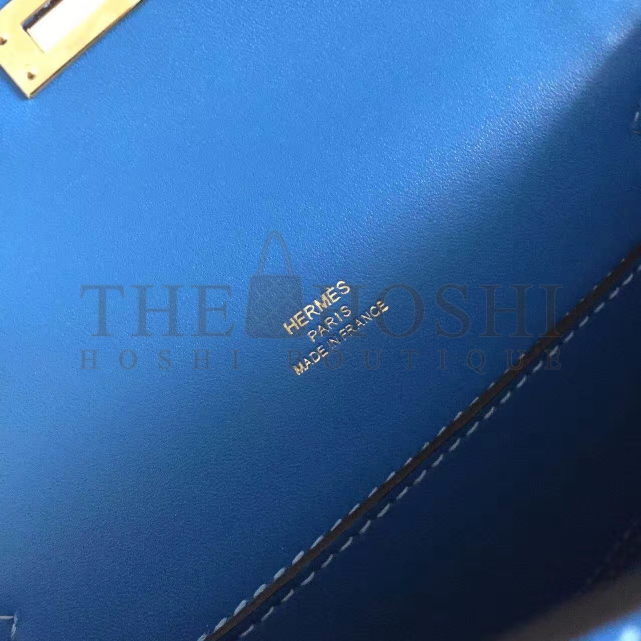 H**me5 Blue Kelly Pochette Swift Handmade Bag Master Quality