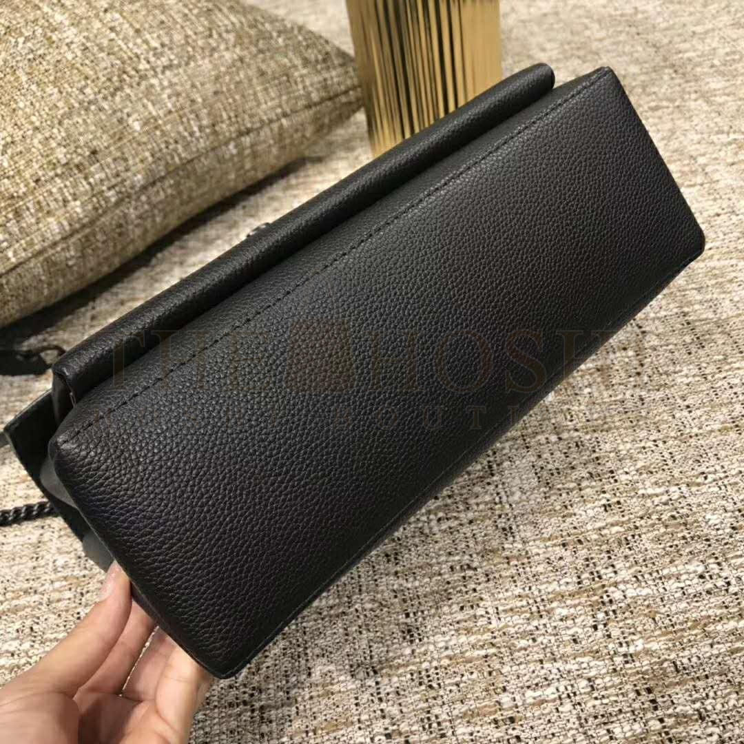 L0vis Vvtt0n LV Women Mylockme Bag Soft Grained Calfskin-Black Master Quality