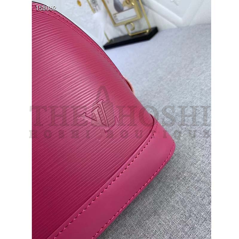L0vis Vvtt0n LV Women Alma BB Handbag Pink Epi Grained Cowhide Leather Master Quality
