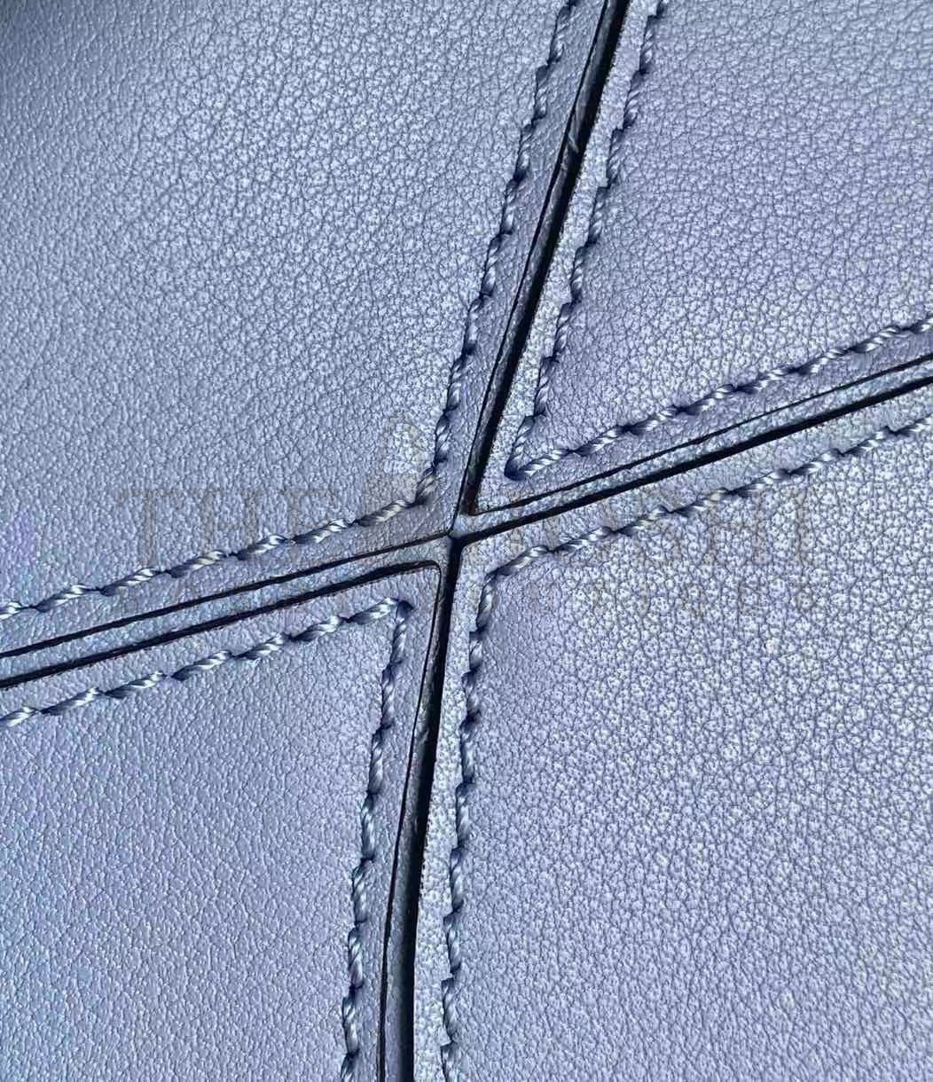 L0ew* Puzzle Mini Bag In Atlantic Blue Calfskin Leather Master Quality