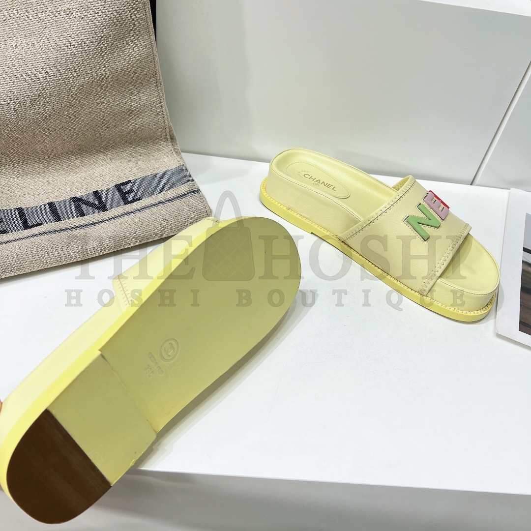 Ch**el flat sandals slippers Master Quality