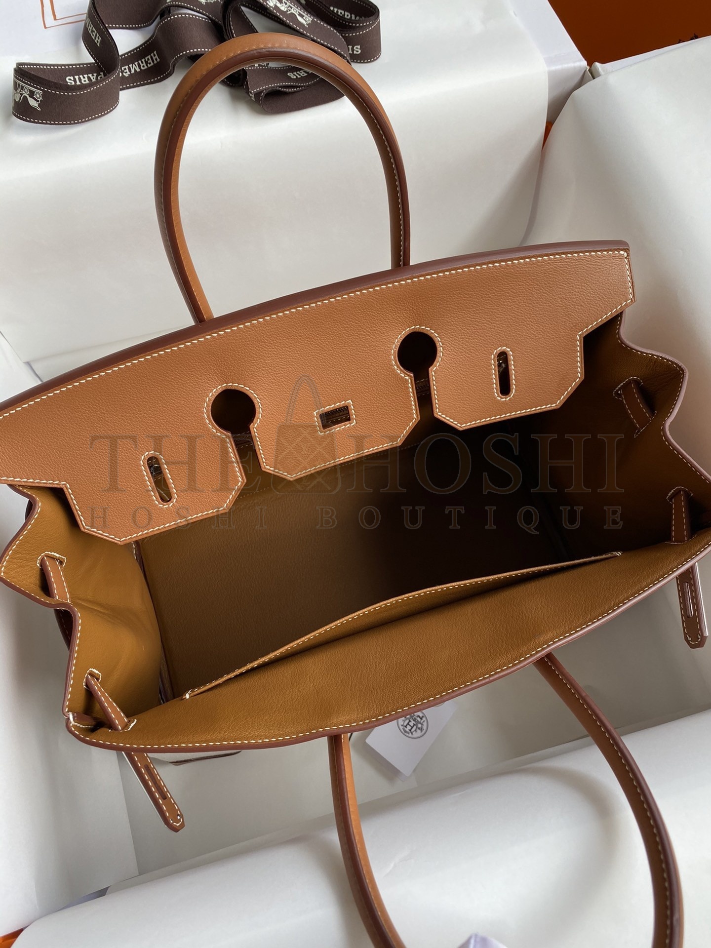 H**me5 Birkin 35 Handmade Bag In Toile & Gold Swift Leather Master Quality