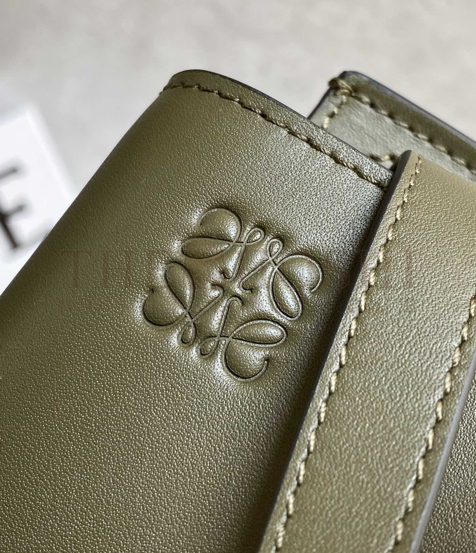 L0ew* Mini Gate Dual bag in soft calfskin andjacquard Mini size:21cm Small size : 25cm Master Quality