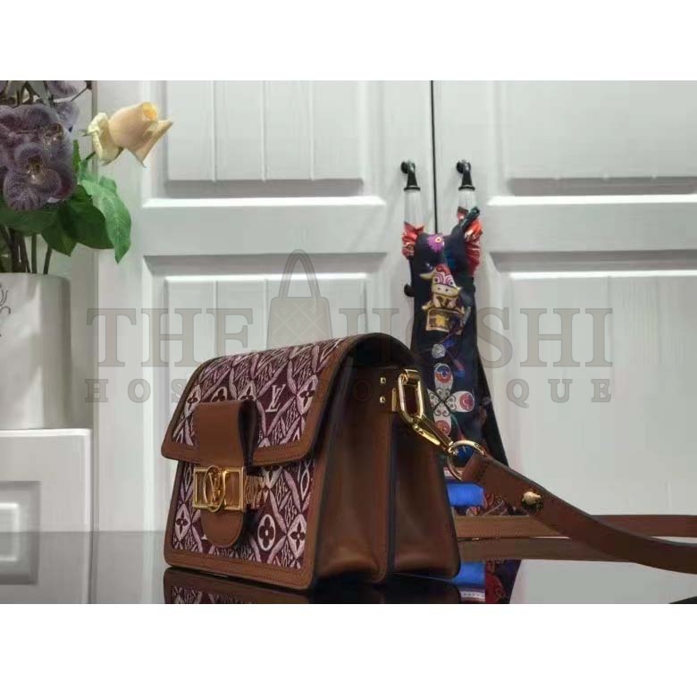 L0vis Vvtt0n LV Women Since 1854 Dauphine Mini Handbag Monogram Flowers Cowhide Master Quality