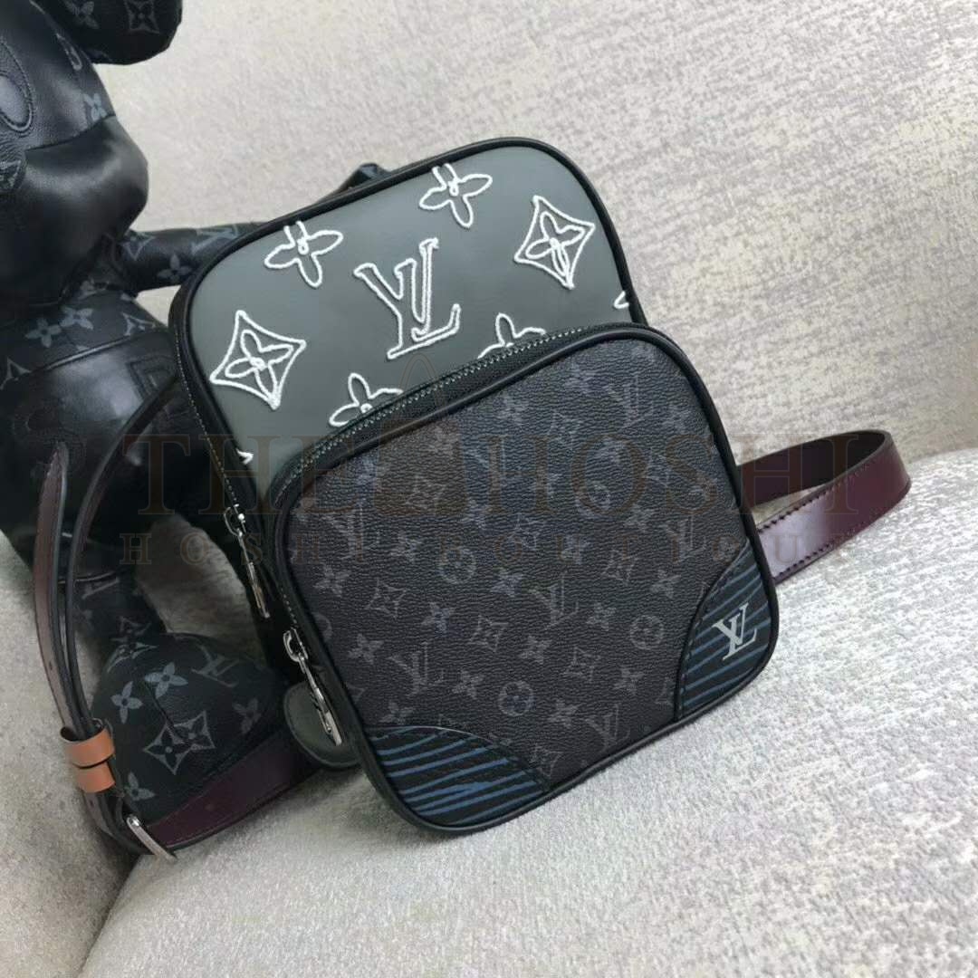 L0vis Vvtt0n LV Men Amazone Sling Bag Monogram Eclipse Canvas Master Quality