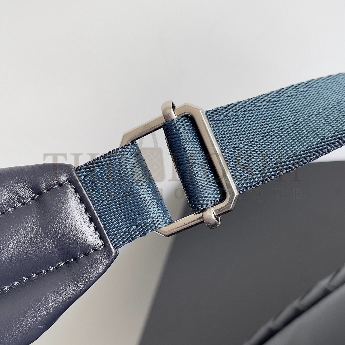 B0tt*ga Ven*ta Medium Backpack In Dark Blue Intrecciato Calfskin Master Quality