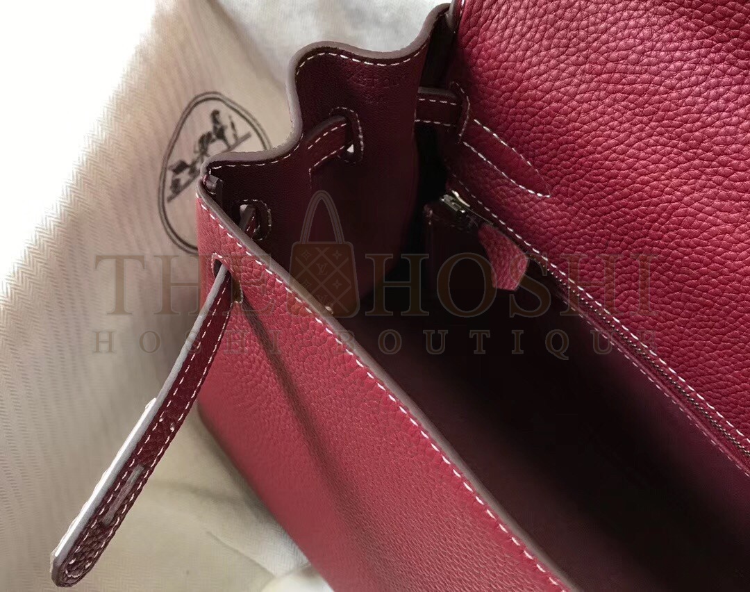 H**me5 Bordeaux Clemence Kelly 32cm Retourne Bag Master Quality