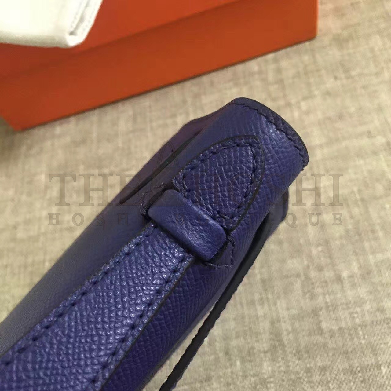 H**me5 Sapphire Kelly Pochette Epsom Handmade Bag Master Quality