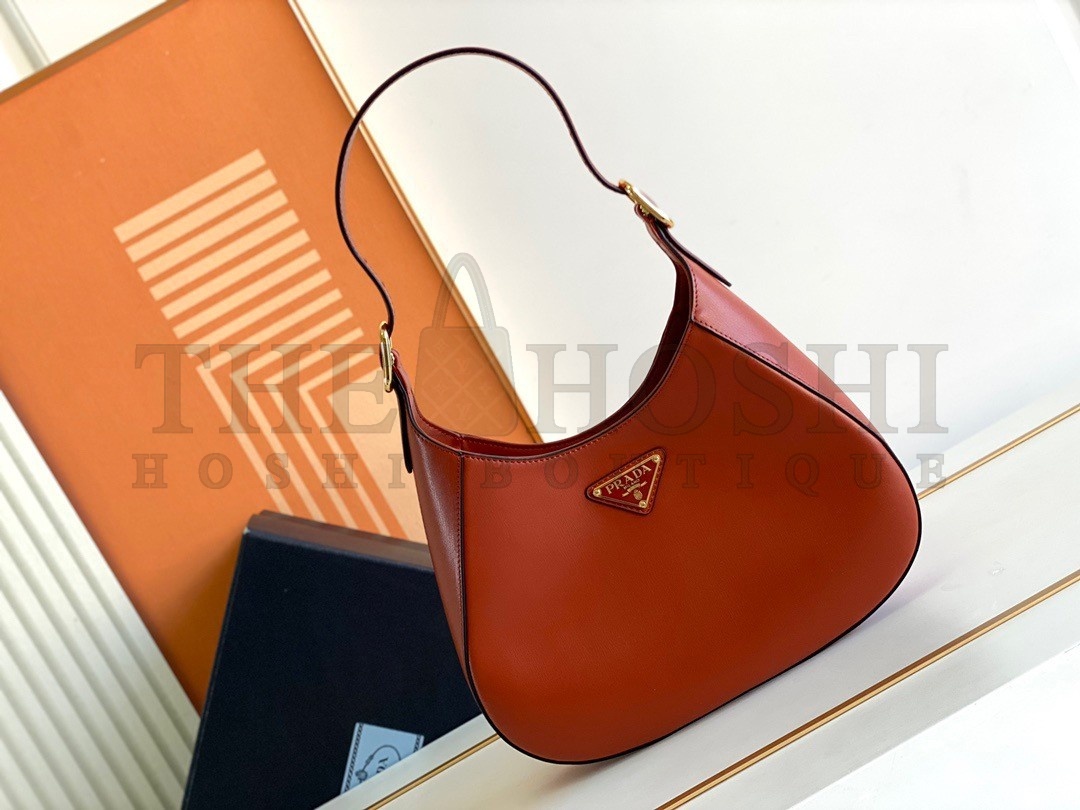 Pra*a Shoulder Bag in Berry Leather Master Quality