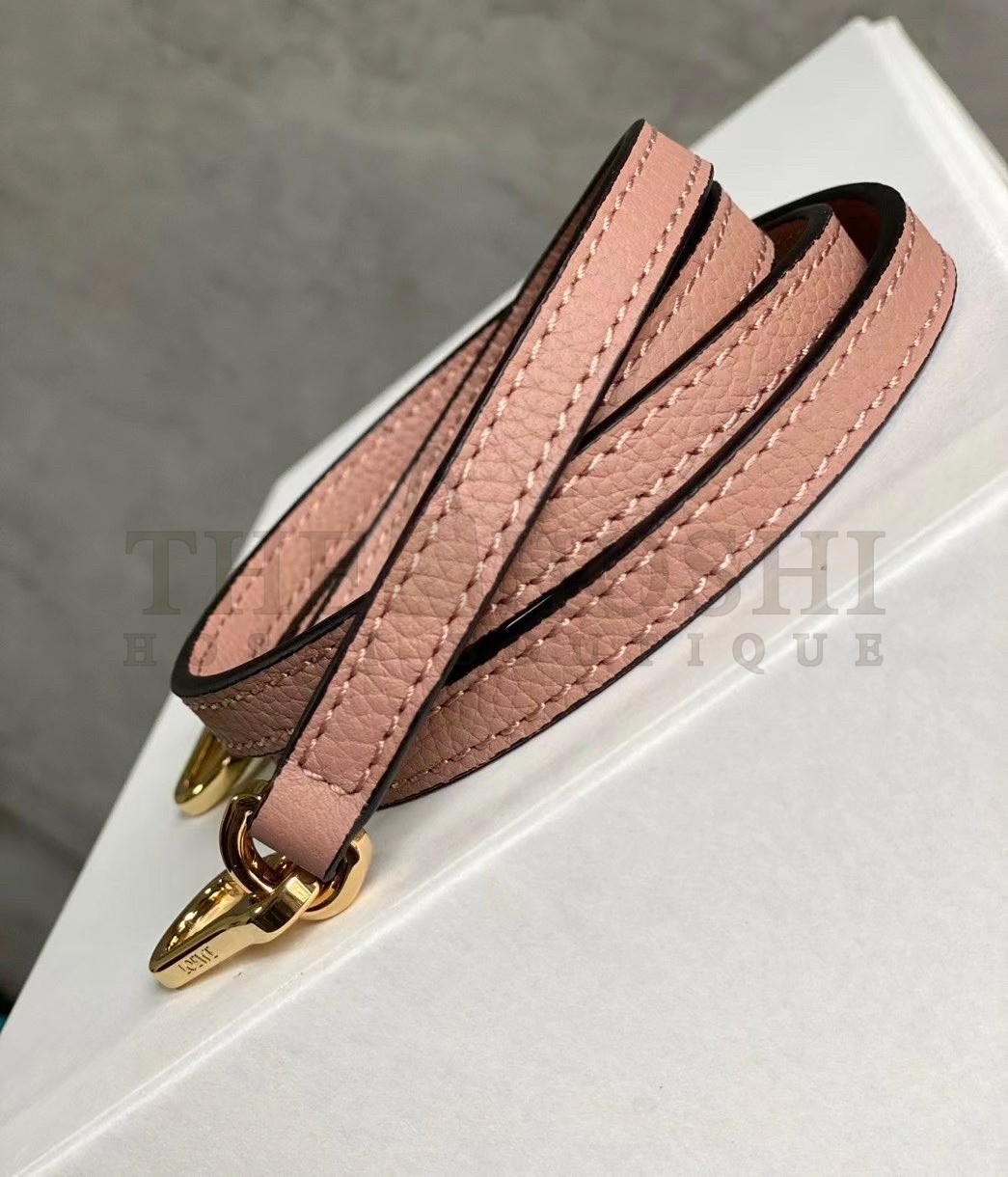 L0ew* Puzzle Mini Bag In Dark Blush Grained Calfskin Master Quality