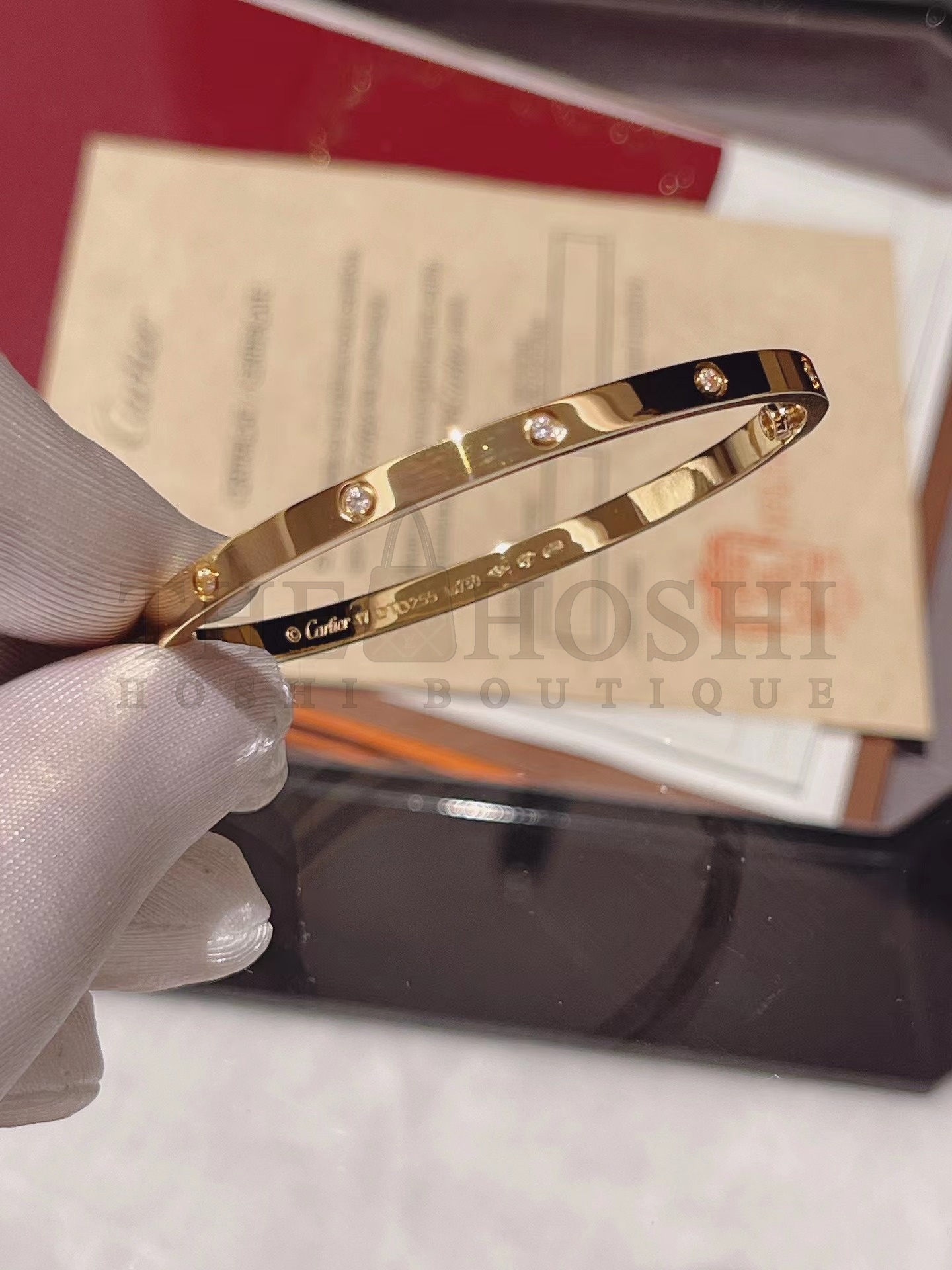 Ca*t1er Love Bracelet with Ten D1am0nds, SMALL MODEL Master Quality