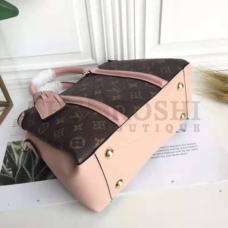 L0vis Vvtt0n LV Women Soufflot BB Bag in Monogram Coated Canvas-Brown Master Quality