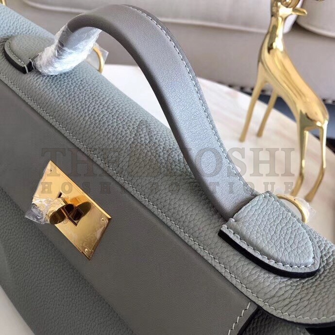 H**me5 24/24 29 Bag In Blue Glacier Clemence Calfskin Master Quality