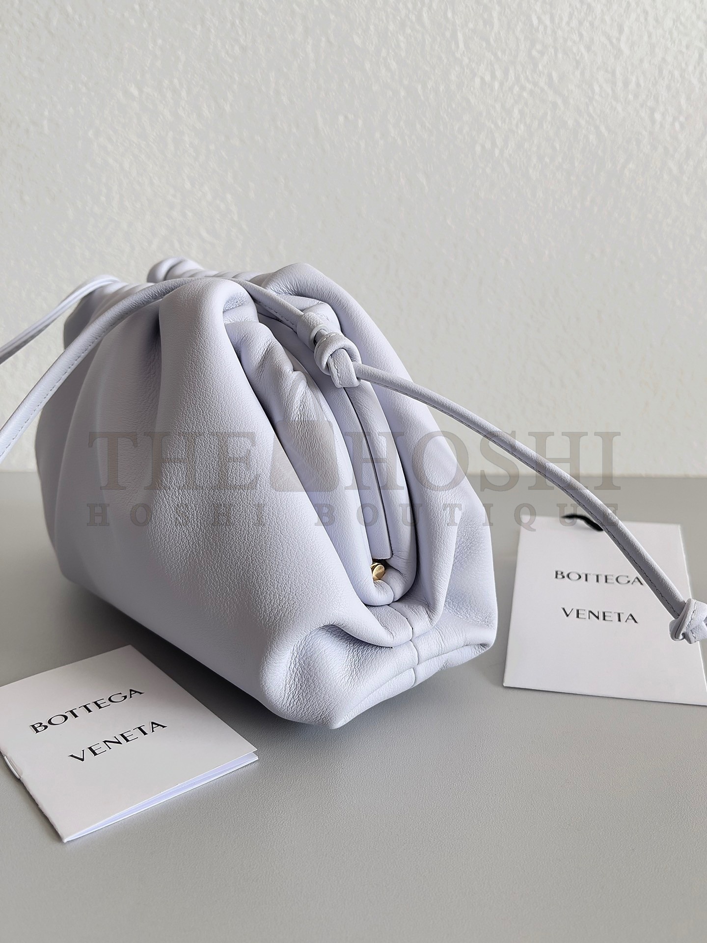B0tt*ga Ven*ta Mini Pouch Bag In Mirth Washed Calfskin Master Quality