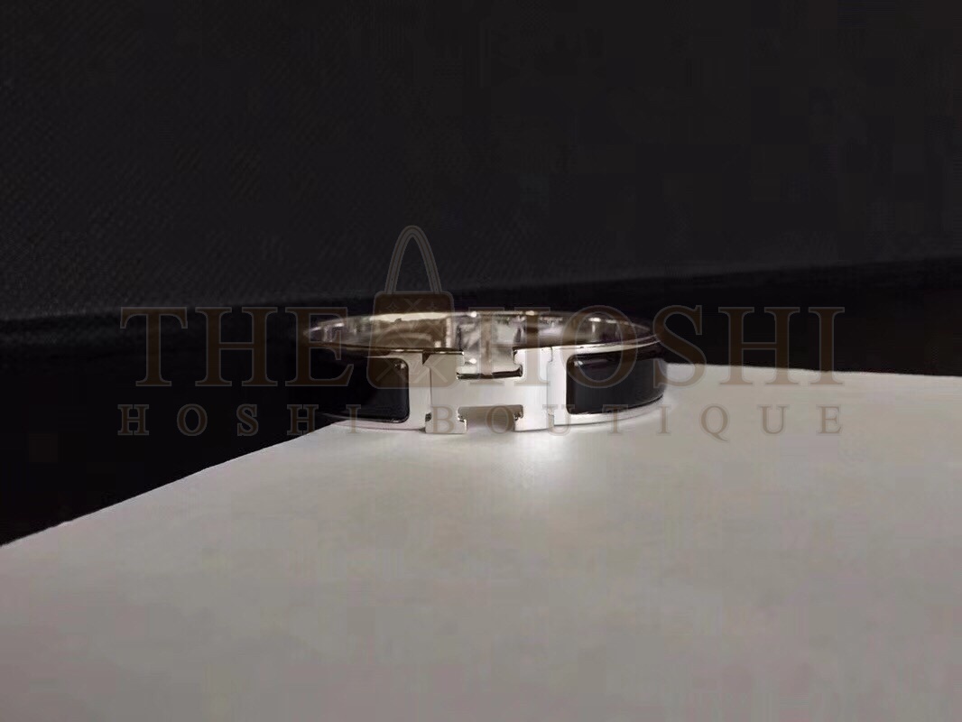 H**me5 Black Enamel Clic H PM Bracelet Master Quality