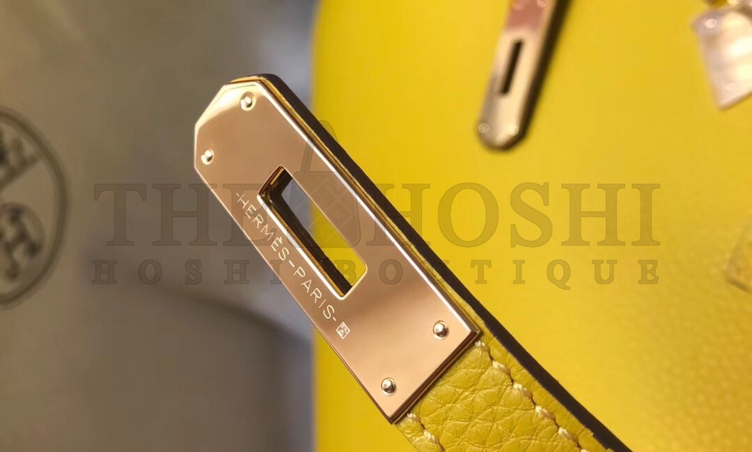 H**me5 Yellow Clemence Birkin 35cm Bag Master Quality