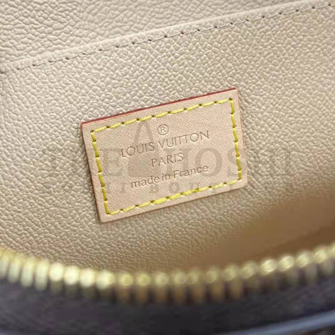 L0vis Vvtt0n LV Women Cosmetic Pouch GM Coated Canvas Cowhide Leather Master Quality