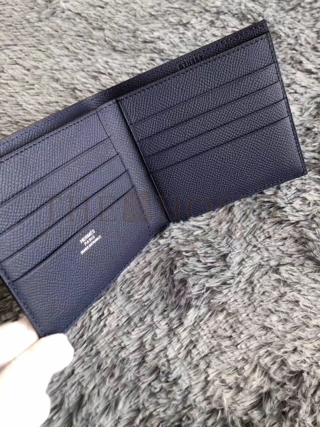 H**me5 Dark Blue MC² Copernic Compact Wallet Master Quality