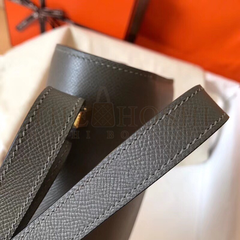 H**me5 Epsom Constance 24cm Ardoise Handmade Bag Master Quality