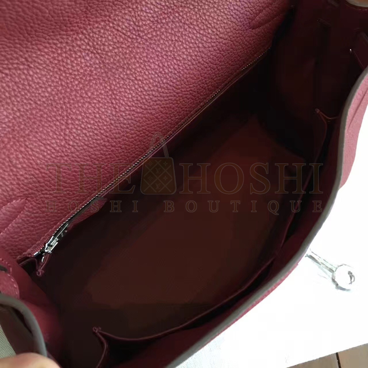 H**me5 Bordeaux Clemence Kelly Retourne 32cm Handmade Bag Master Quality