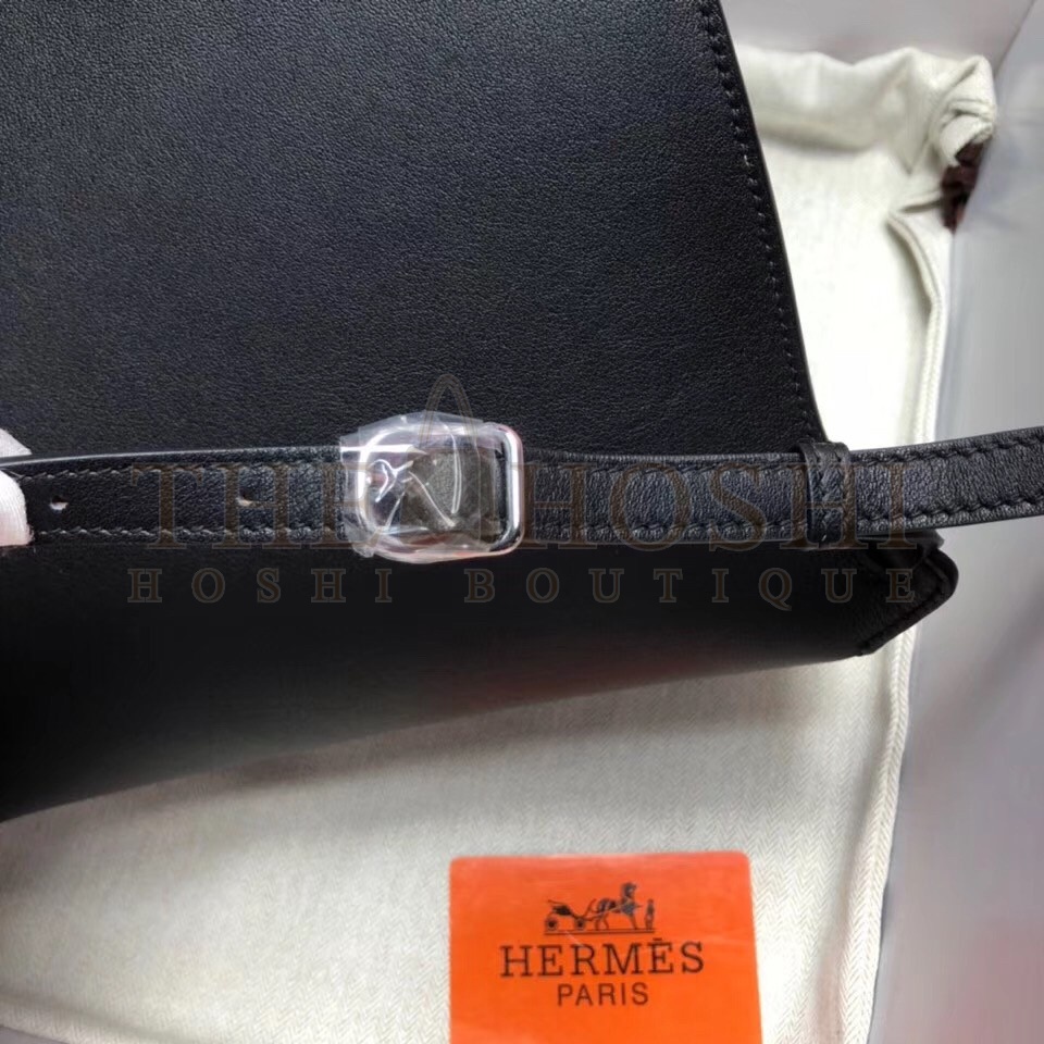 H**me5 GR24 Backpack In Black Swift Calfskin Master Quality