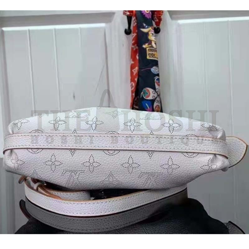 L0vis Vvtt0n LV Women Scala Mini Pouch Gris Souris Mahina Perforated Calf Leather Master Quality