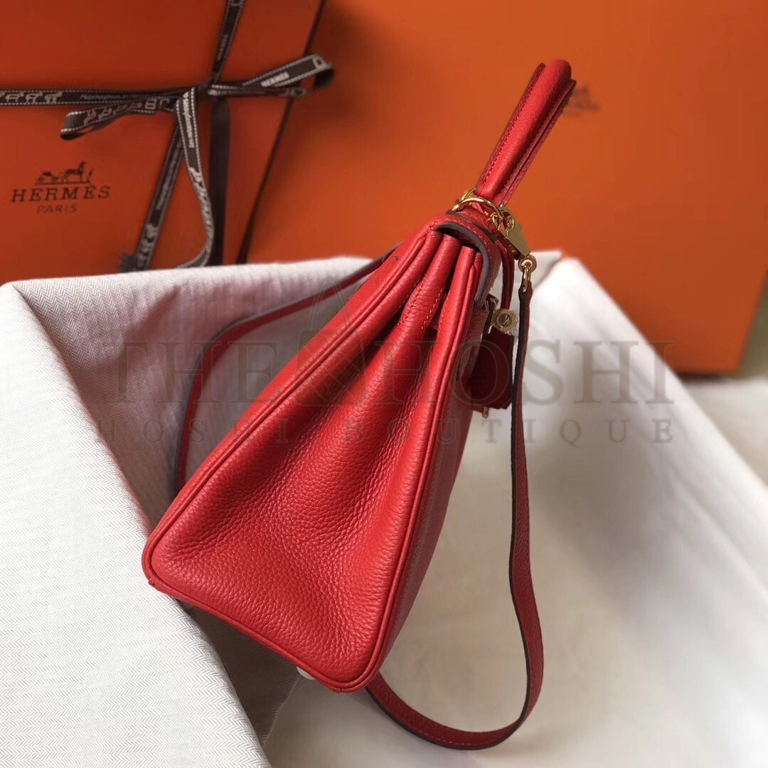 H**me5 Red Clemence Kelly 28cm Bag Master Quality