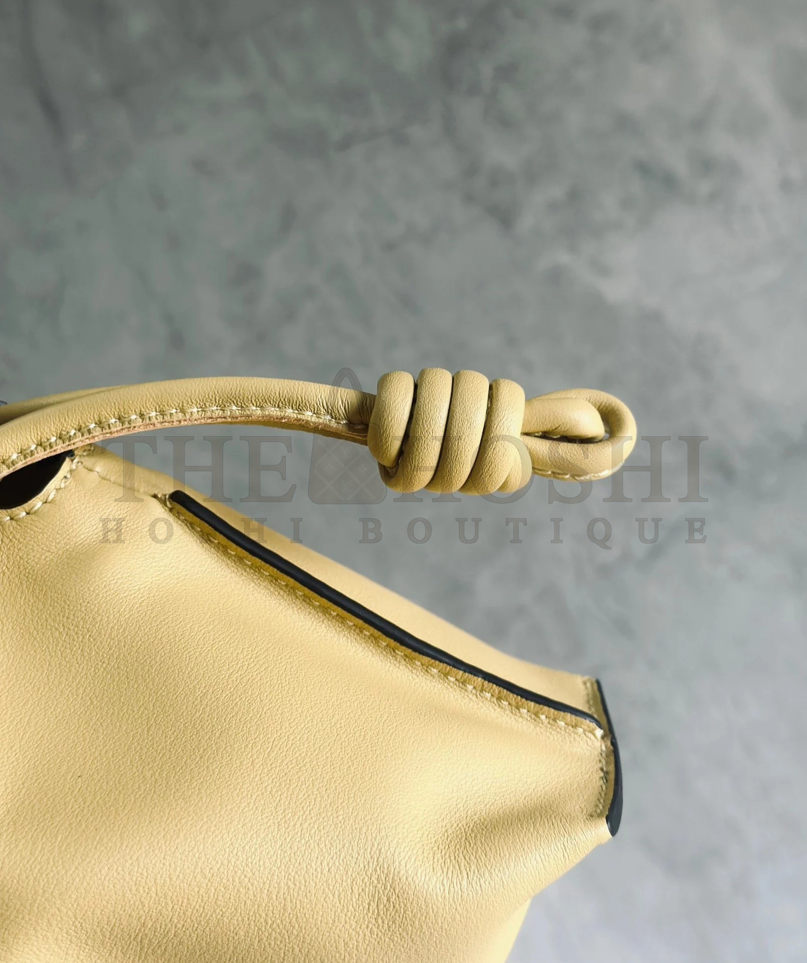 L0ew* Flamenco Clutch Bag In Dark Butter Calfskin Master Quality