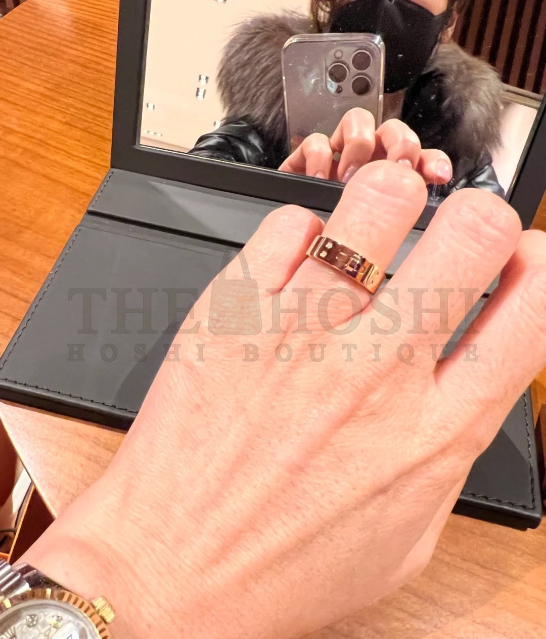 H**me5 Pig Nose Ring in Rose Gold with D1am0nds Master Quality