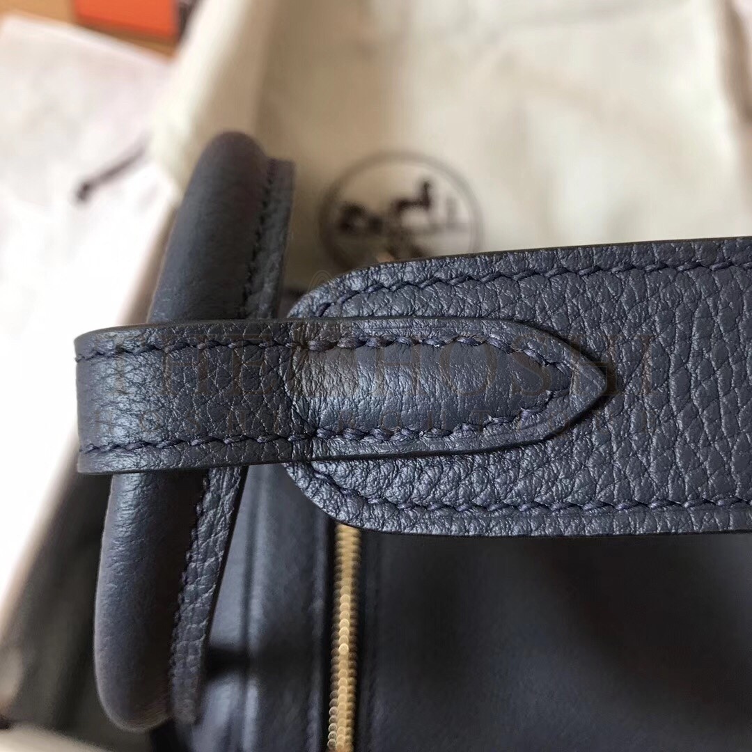 H**me5 Dark Blue Lindy 26cm Clemence Handmade Bag Master Quality