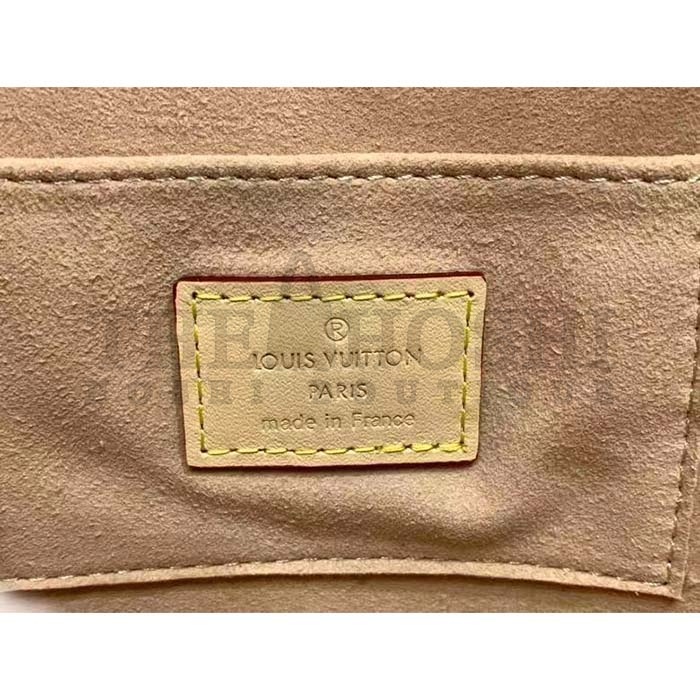 L0vis Vvtt0n LV Women Mini Dauphine Handbag Beige Monoglam Coated Canvas Master Quality