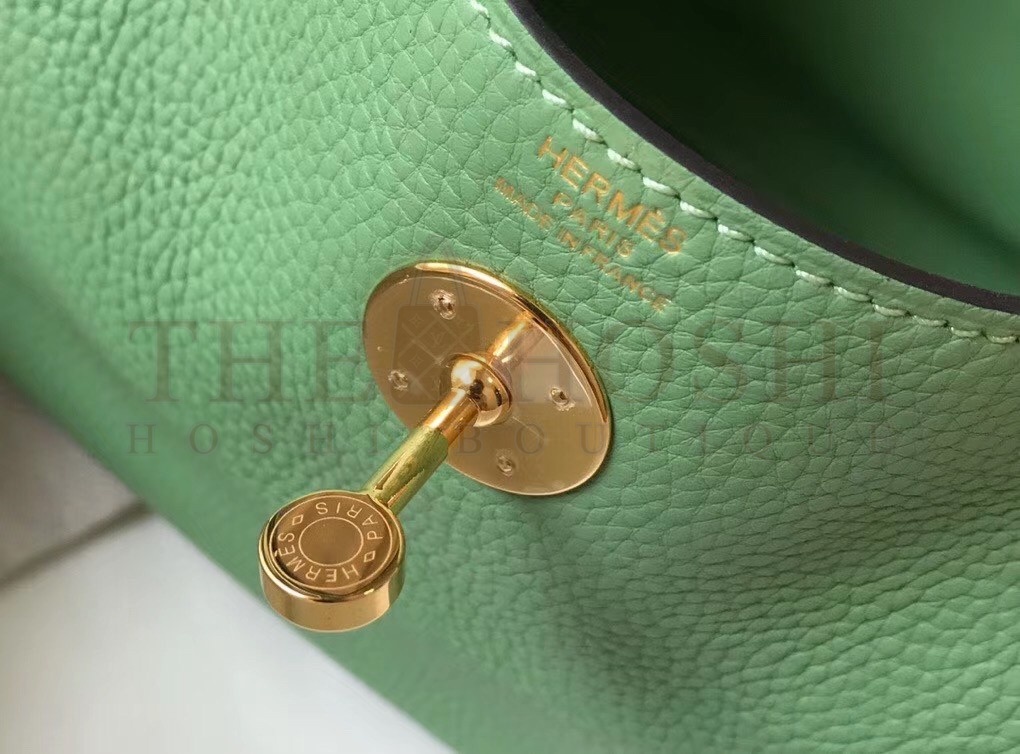 H**me5 Lindy 26cm Bag In Vert Criquet Clemence With GHW Master Quality